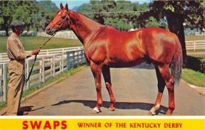 Louisville KY Kentucky Derby Winner Swaps Race Horse Post...