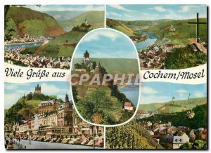 Postcard Modern Viele Gruse aus Cochem Mosel