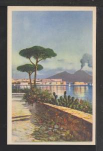 Mount Vesuvios,Volcano,Naples,Italy Postcard 