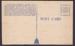 DC Washington The National Cathedral (Episcopal) ~ Linen