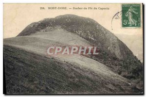 Old Postcard Le Mont Dore Capucin Rock Peak