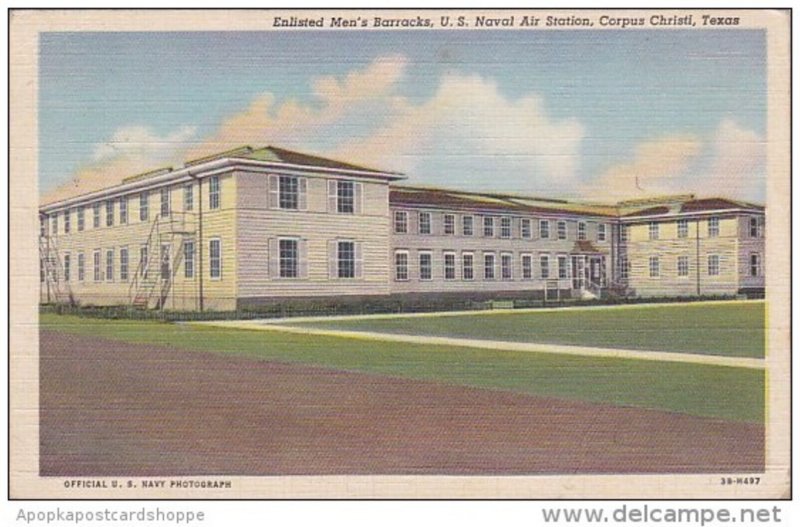 Texas Corpus Christi Enlisted Mens Barracks U S Naval Air Station 1945