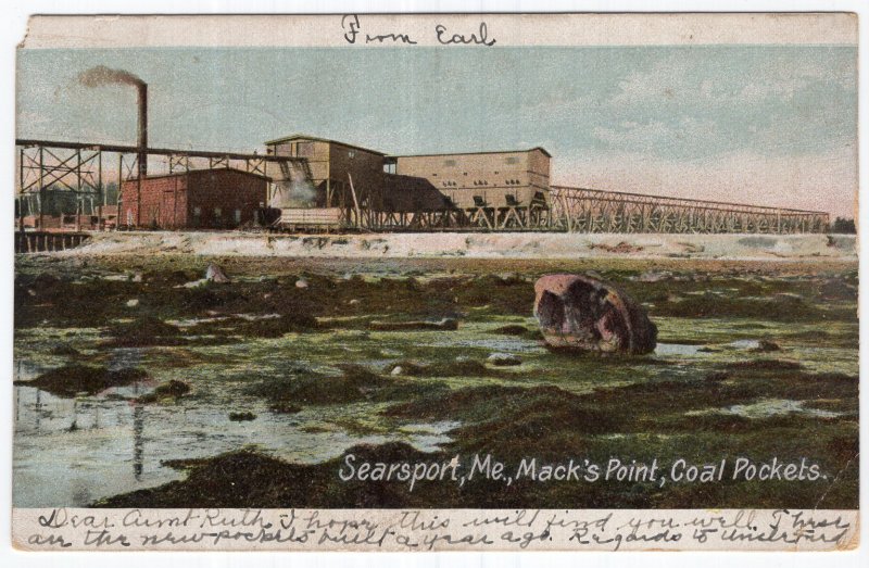 Searsport, Me, Mack's Point, Coal Pockets
