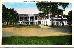 Postcard Casa de Fresa Hotel in Hammond, Louisiana