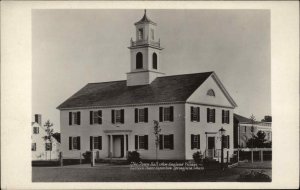 Springfield Mass MA Eastern States Expo Town Hall Real Photo Vintage Postcard