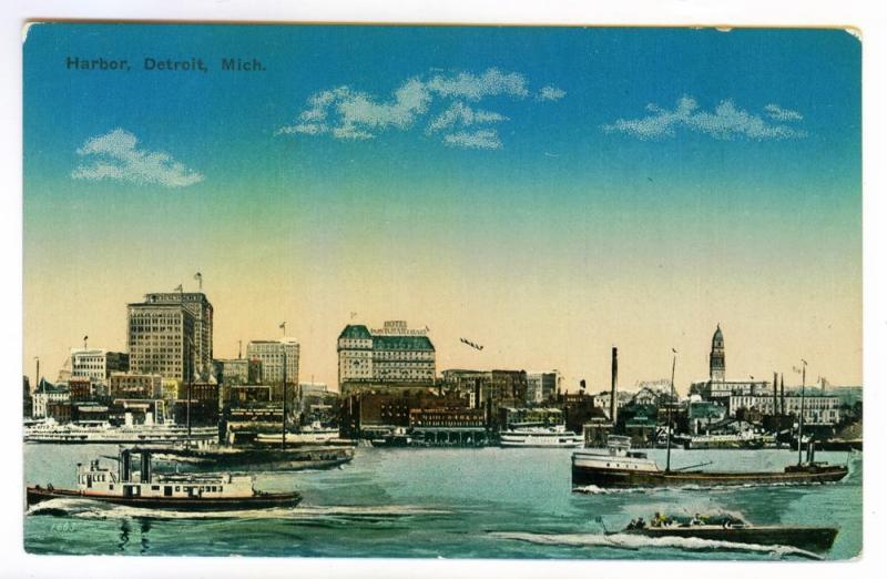 Harbor, Detroit, Michigan unused Divided Back PPC