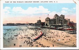 Part Of The World's Greatest Resort Atlantic City New Jersey Postcard C228