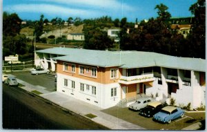 1950s Park Travelodge Motel Balboa Park San Diego CA Postcard