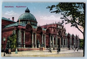 Copenhagen Capital Region Denmark Postard Glyptotek Art Museum c1910 Antique