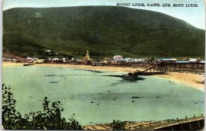 c1910 GASPE QUEBEC MOUNT LOUIS MONT LOUIS LAKESIDE EARLY POSTCARD 43-39