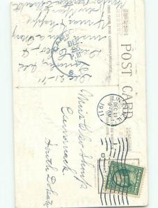 Divided-Back CHRISTMAS SCENE Great Postcard W9737