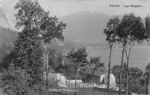 Italy 1907 Baveno General View Lago Maggiore vintage postcard