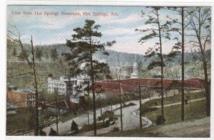 Panorama Hot Springs Mountain Arkansas 1910c postcard