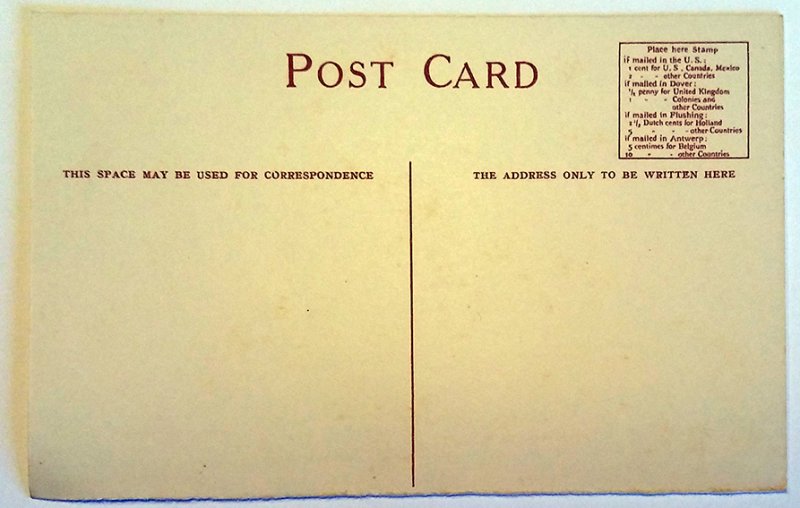 5 VINTAGE POSTCARDS RED STAR LINE - ANTWERPEN - 1920. UNUSED!!!