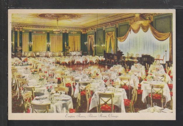 Empire Room Palmer House Chicago Il Postcard Hippostcard