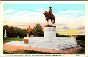 Postcard MILITARY SCENE Greensboro North Carolina NC AM1575