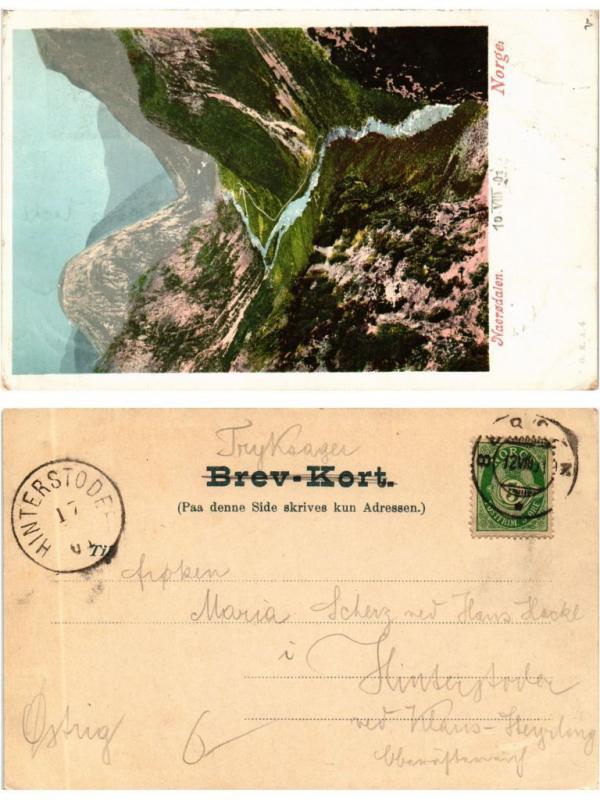 CPA AK Norge. Naerodalen. Norway (168450)