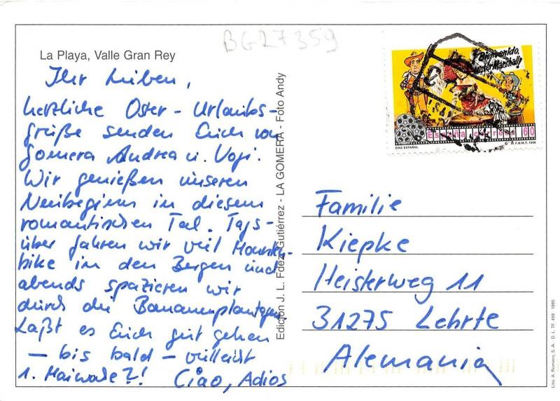 BG27359 la gomera la playa valle gran rey   spain