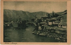 PC CPA BOSNIA, MOSTAR, RIVER SCENE, (b23810)