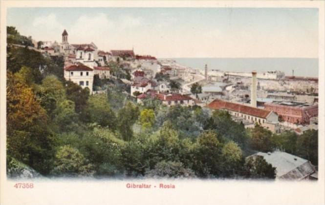 Gibraltar Panorama Of Rosia