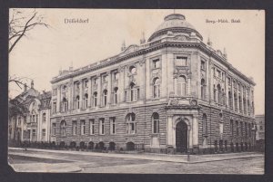 Vinatge postcard GERMANY Düsseldorf Bergisch-Märkische Bank
