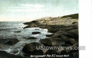 Sunset Rock - Narragansett Pier, Rhode Island RI  