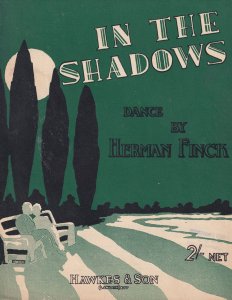 In The Shadows Herman Finck 1950s Sheet Music