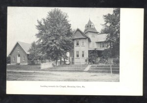 BLOOMING GLEN PENNSYLVANIA PA. CHURCH CHAPEL VINTAGE POSTCARD