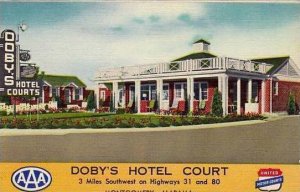 Alabama Montgomery Dobys Hotel Court