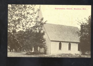 KENESAW NEBRASKA PRESBYTERIAN CHURCH VINTAGE POSTCARD