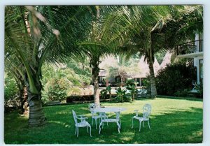 PUERTO VALLARTA, JALISCO  Mexico ~ Gardens at GARZA BLANCA HOTEL 4x6 Postcard