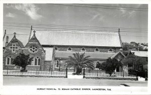 australia, TAS, LAUNCESTON, Roman Catholic Church  (1950s) Murray Views RPPC