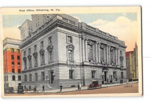 Wheeling West Virginia WV Postcard 1922 Post Office