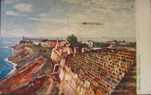 Tuck Havana Cuba Morro Castle c1910 Postcard