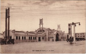 CPA LENS -La Gare (44163)