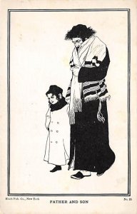 Father and Son Judaic Unused 