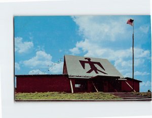 Postcard The Lodge, Indian City, U.S.A., Anadarko, Oklahoma