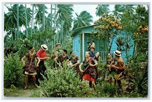 1976 Areyto Ballet Folklore Plenas Born in the Surburbs of Puerto Rico Postcard