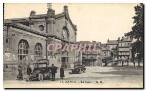 Old Postcard Nancy Train Cars