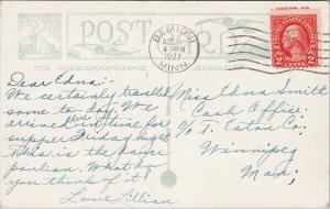 Pavilion Detroit MN Minn c1927 Postcard E58 