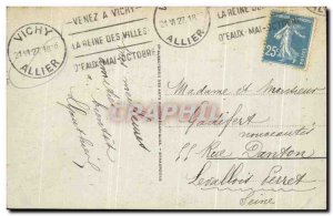 Old Postcard Vichy Gilbert Monument