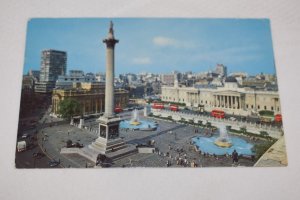 Trafalgar Square London England Postcard Photographic Greeting Card Co. 1336