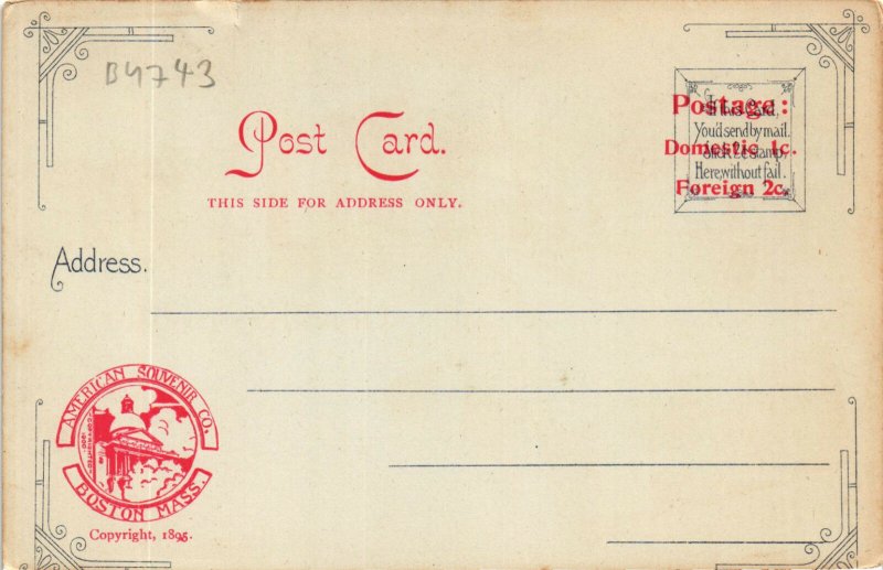 PC CPA US, MA, CAMBRIDGE, HARVARD, THE YARD, MUSEUM, LITHO POSTCARD (b6446)