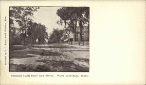 West Wareham Massachusetts MA Tremont Cash Store Cape Cod c1910 Postcard