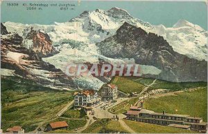 Postcard Old Scheidegg und Jungfrau