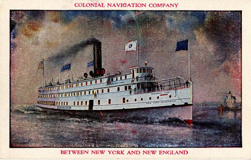 Colonial Navigation Co. - SS Lexington