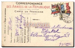 Correspondence card of the armed Chatel 28 rue Lontiez at Paris 9th Company