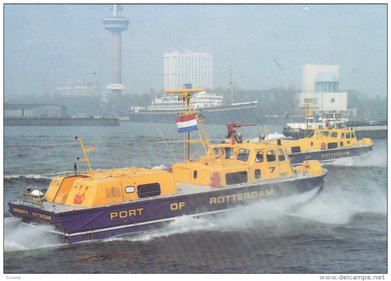HM2 Sidewall Hovercraft , Fire & Rescue Craft , ort of Rotterdam , Netherland...
