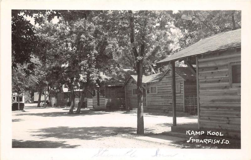 E43 Spearfish South Dakota Sd Postcard Real Photo Rppc C40s Kamp