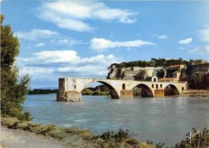 BR14022 Pont Saint benezet Avignon  france